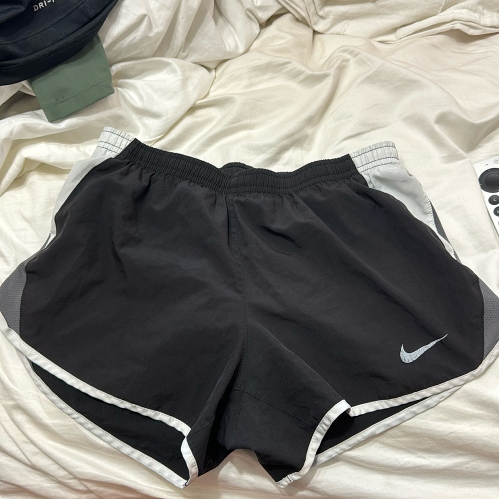 Black nike running shorts